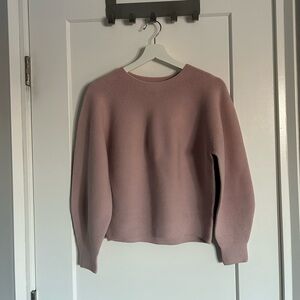 Uniqlo Women's Dusty Pink Knit Sweater